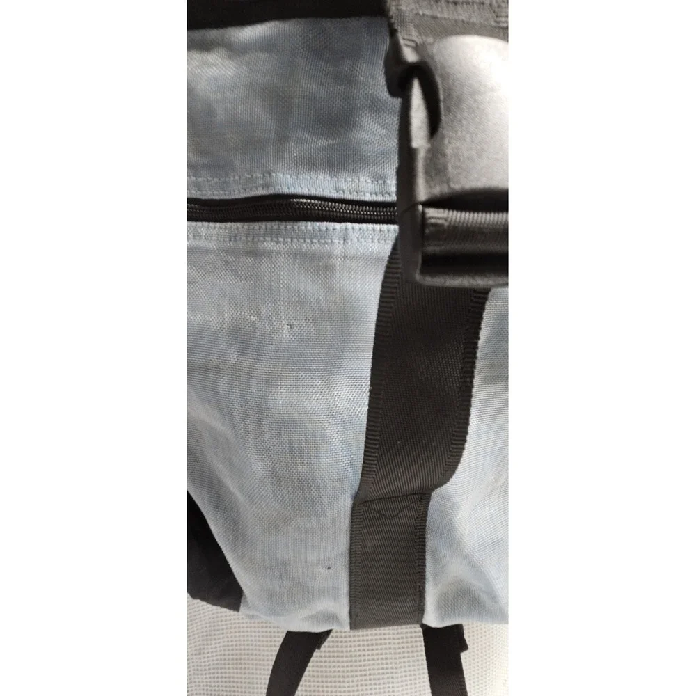 SMATERIA Comma uncycled Laptop blue Nylon mesh‎ overlay black bag